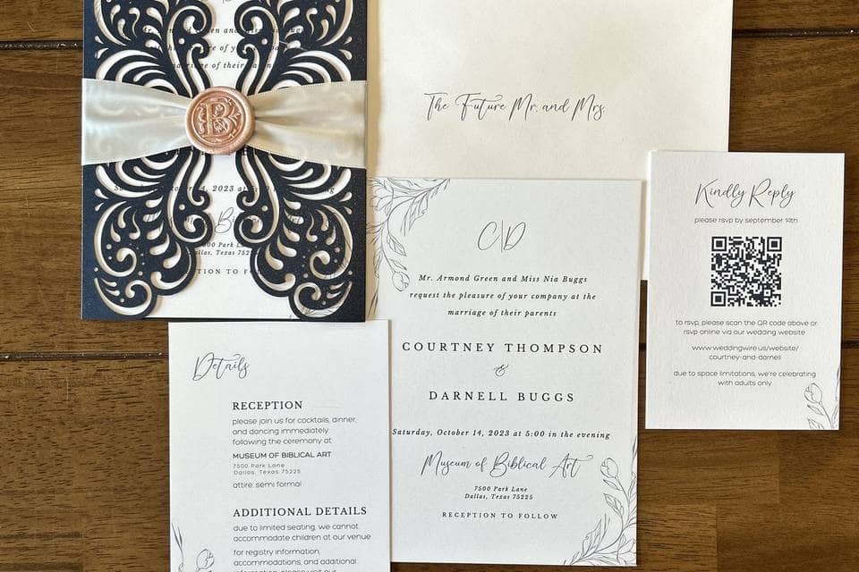 wedding invitation printing dallas
